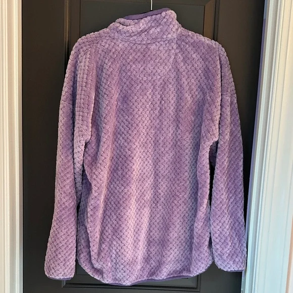 Simply Southern Lavender Textured Pullover - Picture 4 of 4